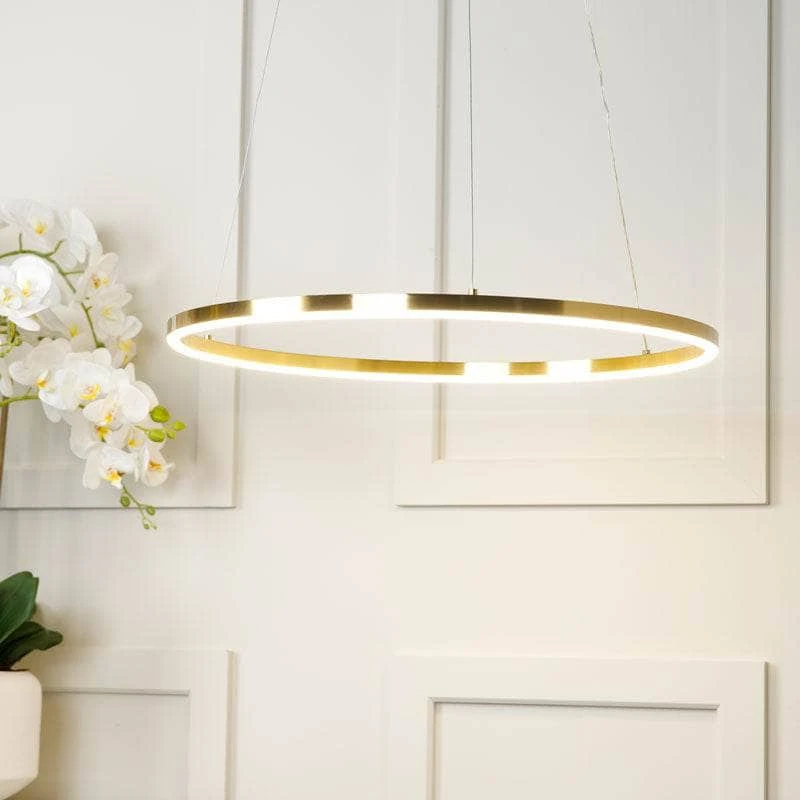 Hawaii LED Ring Pendant Ceiling Light - Gold 4 Hawaii LED Ring Pendant Ceiling Light - Gold - Image 2