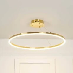 Hawaii LED Ring Pendant Ceiling Light - Gold 10 Hawaii LED Ring Pendant Ceiling Light - Gold -Taskers Sale Shop Hawaii LED Ring Pendant Ceiling Light Gold 5