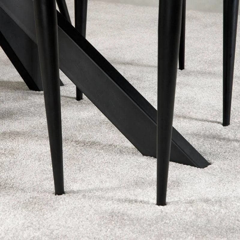 Herringbone Dining Table & 6 Aimee Chairs 6 Herringbone Dining Table & 6 Aimee Chairs - Image 4