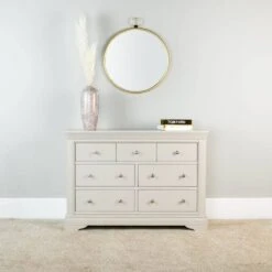 Victoria 7 Drawer Chest - Taupe