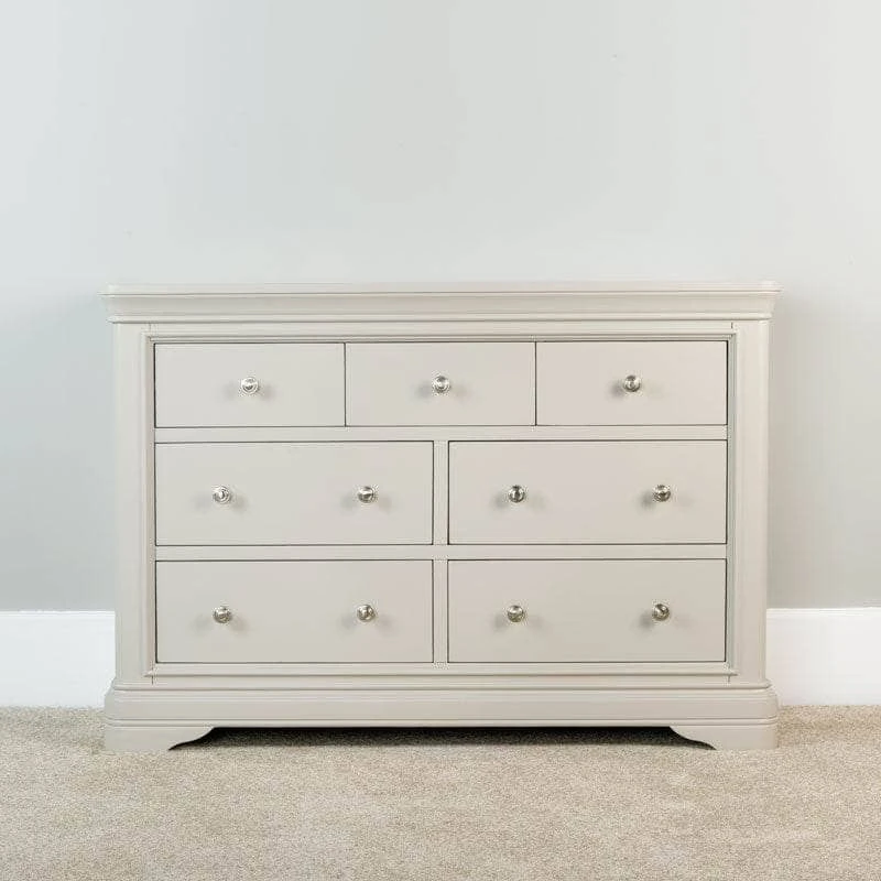 Victoria 7 Drawer Chest - Taupe 4 Victoria 7 Drawer Chest - Taupe - Image 2