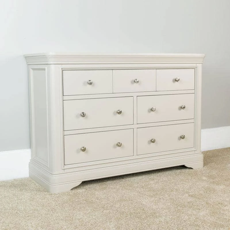 Victoria 7 Drawer Chest - Taupe 5 Victoria 7 Drawer Chest - Taupe - Image 3