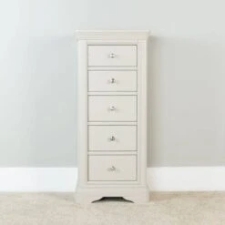 Victoria 5 Drawer Tall Chest - Taupe 14 Victoria 5 Drawer Tall Chest - Taupe -Taskers Sale Shop IMG 0287