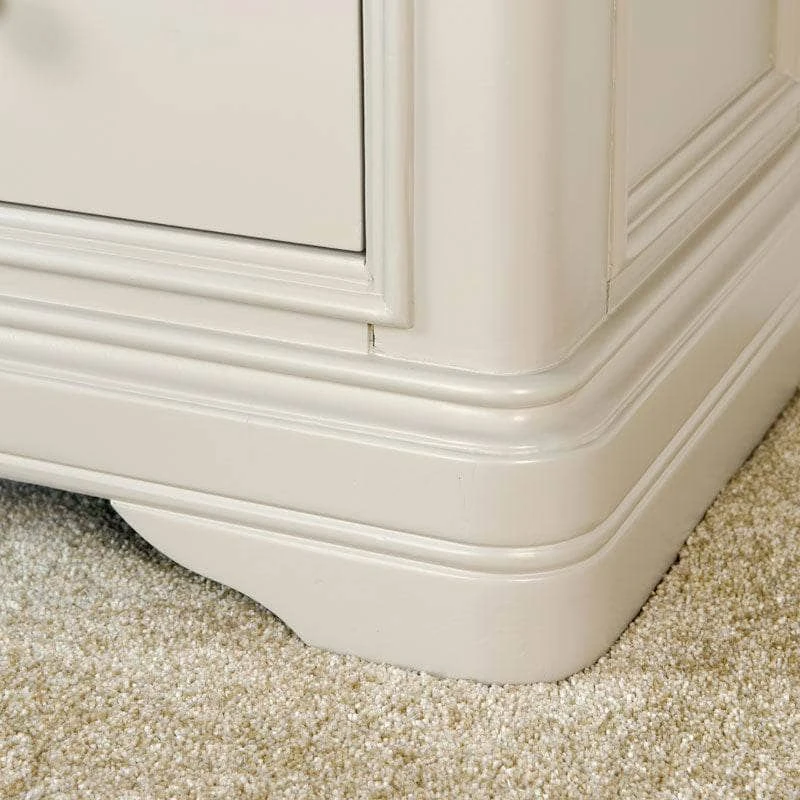 Victoria 5 Drawer Tall Chest - Taupe 8 Victoria 5 Drawer Tall Chest - Taupe - Image 6