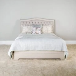 Victoria King Size Bedframe - Taupe -Taskers Sale Shop IMG 0333