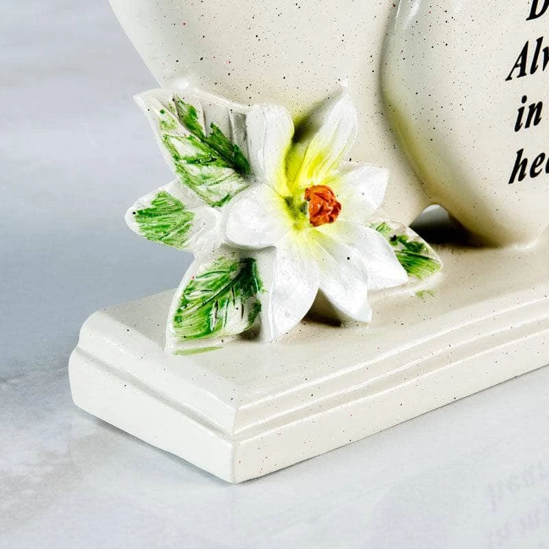 David Fischhoff Dad Double Heart Memorial Plaque 4 David Fischhoff Dad Double Heart Memorial Plaque - Image 2