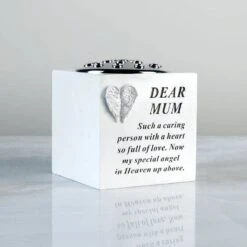 Mum Memorial Angle Wings Vase