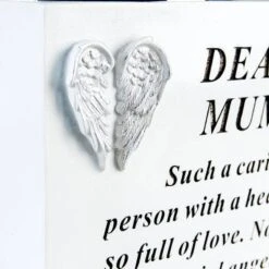 Mum Memorial Angle Wings Vase -Taskers Sale Shop IMG 0367