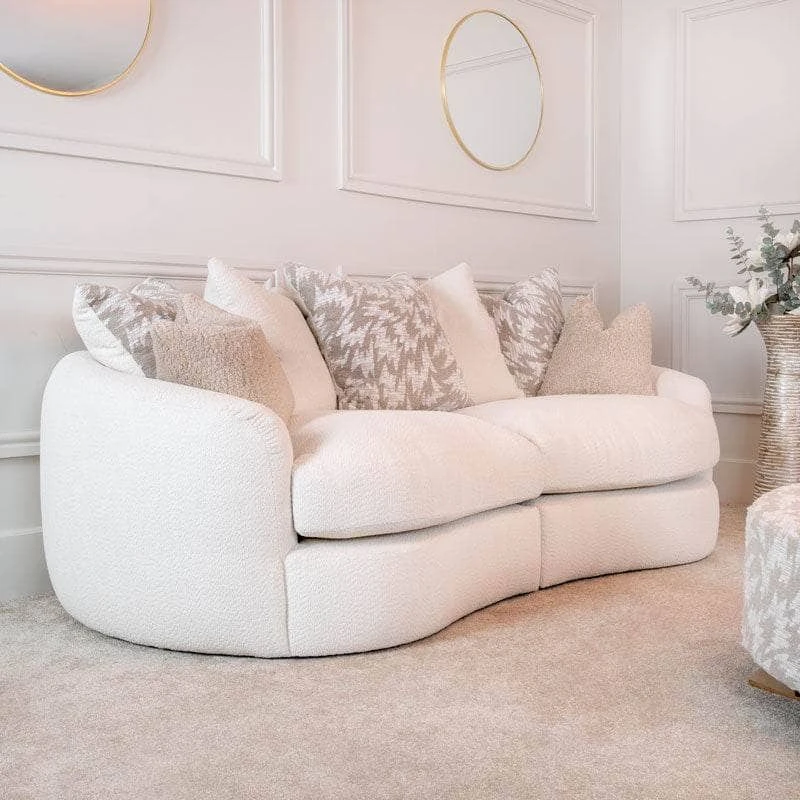 Bailey 3 Seater Sofa - Cream 3 Bailey 3 Seater Sofa - Cream