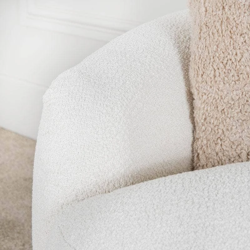 Bailey 3 Seater Sofa - Cream 6 Bailey 3 Seater Sofa - Cream - Image 4