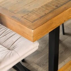 Lincoln Fixed Table Dining Set With Bench & 4 Taupe Aspen Chairs -Taskers Sale Shop IMG 1191