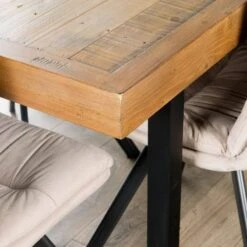 Lincoln Fixed Table & 6 Aspen Taupe Chairs -Taskers Sale Shop IMG 1197