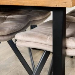 Lincoln Extendable Table & 4 Aspen Taupe Chairs -Taskers Sale Shop IMG 1213