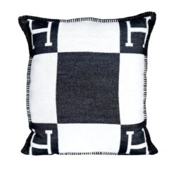 Letter H Cushion - Black -Taskers Sale Shop IMG 1354