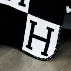 Letter H Throw - Black -Taskers Sale Shop IMG 1432