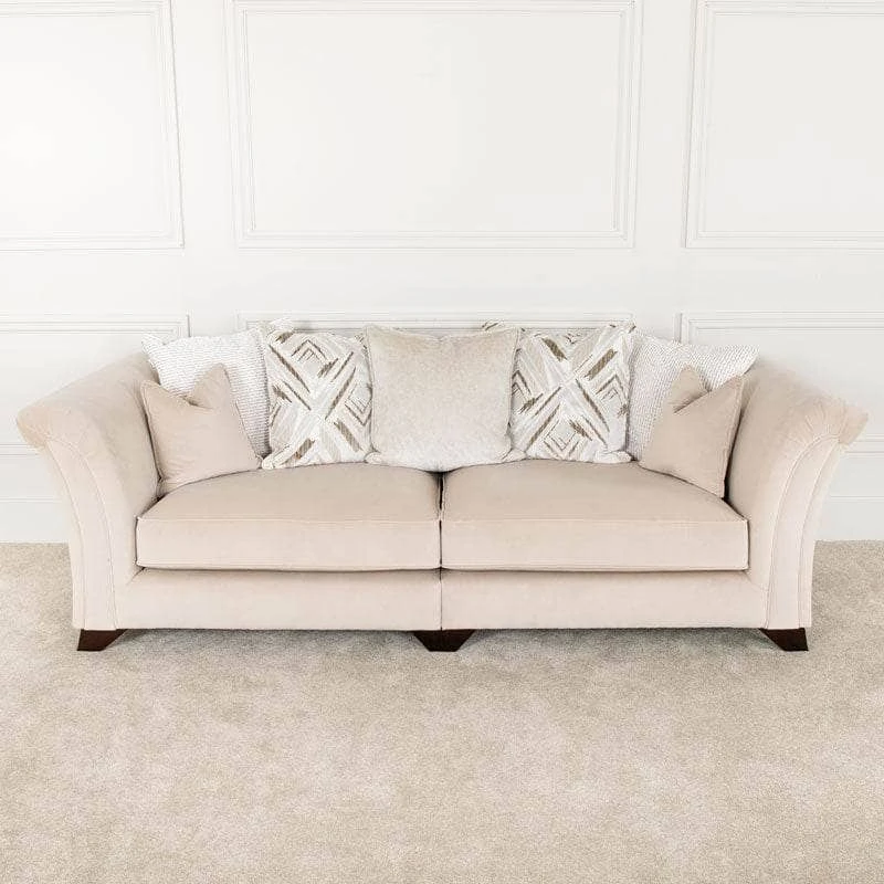 Normandy 4 Seater Sofa - Taupe 4 Normandy 4 Seater Sofa - Taupe - Image 2