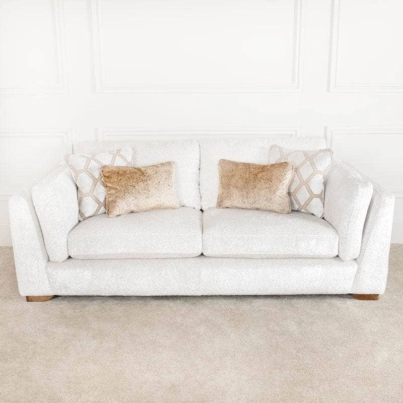 Houston 3 Seater Sofa - Ivory 4 Houston 3 Seater Sofa - Ivory - Image 2