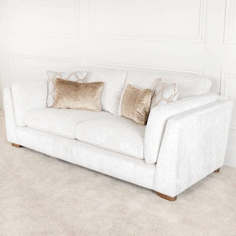 Houston 3 Seater Sofa - Ivory 5 Houston 3 Seater Sofa - Ivory - Image 3