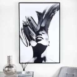 Brushstroke Beauty Framed Canvas - 80 X 120cm