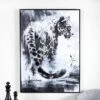 Black & White Leopard Framed Picture - 100 X 140cm 1 Black & White Leopard Framed Picture - 100 X 140cm -Taskers Sale Shop IMG 3074