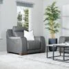 Vicenza Power Armchair - Charcoal