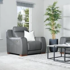 Vicenza Power Armchair - Charcoal