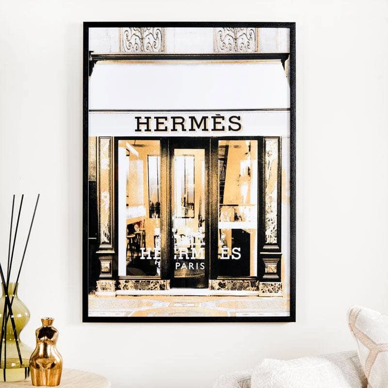 Hermes Storefront Framed Picture - 70 X 100cm 3 Hermes Storefront Framed Picture - 70 X 100cm
