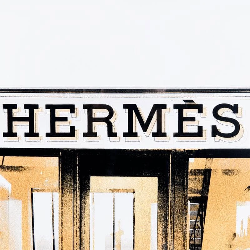 Hermes Storefront Framed Picture - 70 X 100cm 4 Hermes Storefront Framed Picture - 70 X 100cm - Image 2