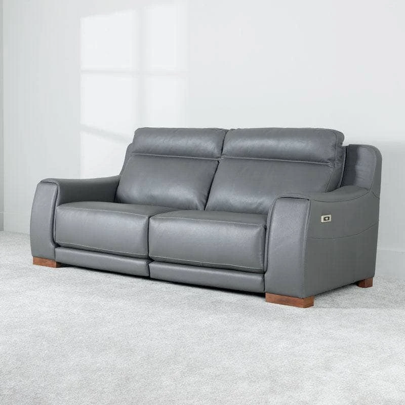 Vicenza 3 Seater Power Sofa - Charcoal 5 Vicenza 3 Seater Power Sofa - Charcoal - Image 3