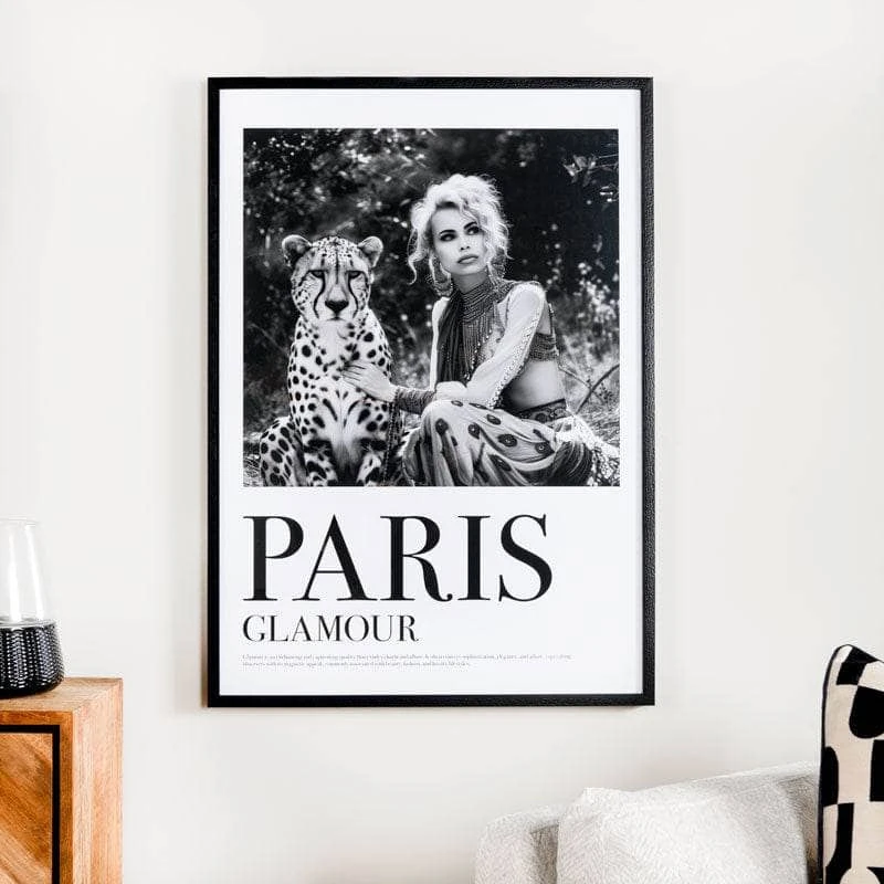 Paris Glamour Framed Picture - 70 X 100cm 3 Paris Glamour Framed Picture - 70 X 100cm