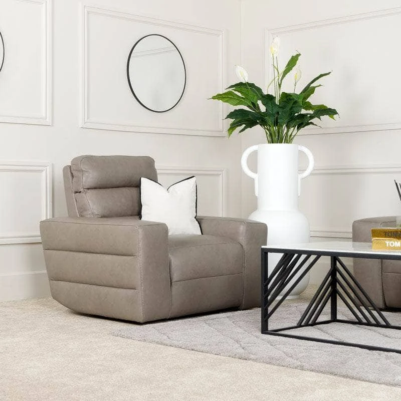 Salerno Power Armchair - Taupe 3 Salerno Power Armchair - Taupe