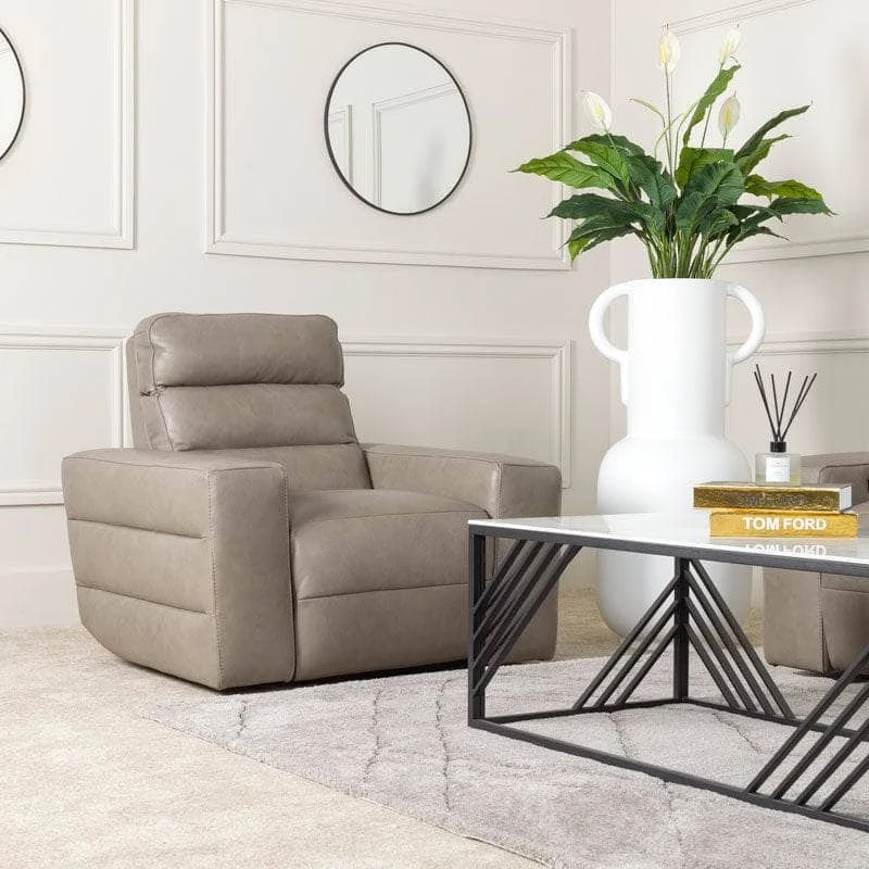 Salerno Power Armchair - Taupe 4 Salerno Power Armchair - Taupe - Image 2