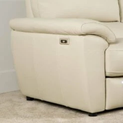 Catania 3 Seater Power Sofa - Cream -Taskers Sale Shop IMG 3781