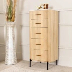 Ariel 5 Drawer Tall Chest