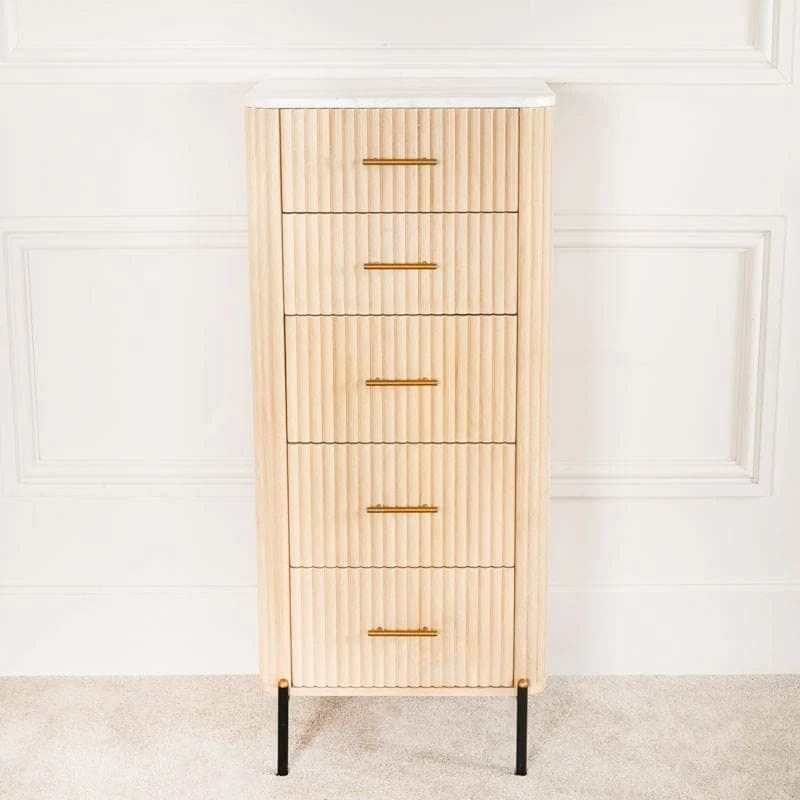 Ariel 5 Drawer Tall Chest 4 Ariel 5 Drawer Tall Chest - Image 2