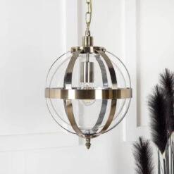 Lucca Pendant Light - Antique Brass