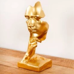 The Silent Face Figurine - Gold 9 The Silent Face Figurine - Gold -Taskers Sale Shop IMG 5374