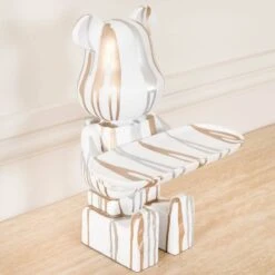 Mickey Bear With Tray - White 9 Mickey Bear With Tray - White -Taskers Sale Shop IMG 5564