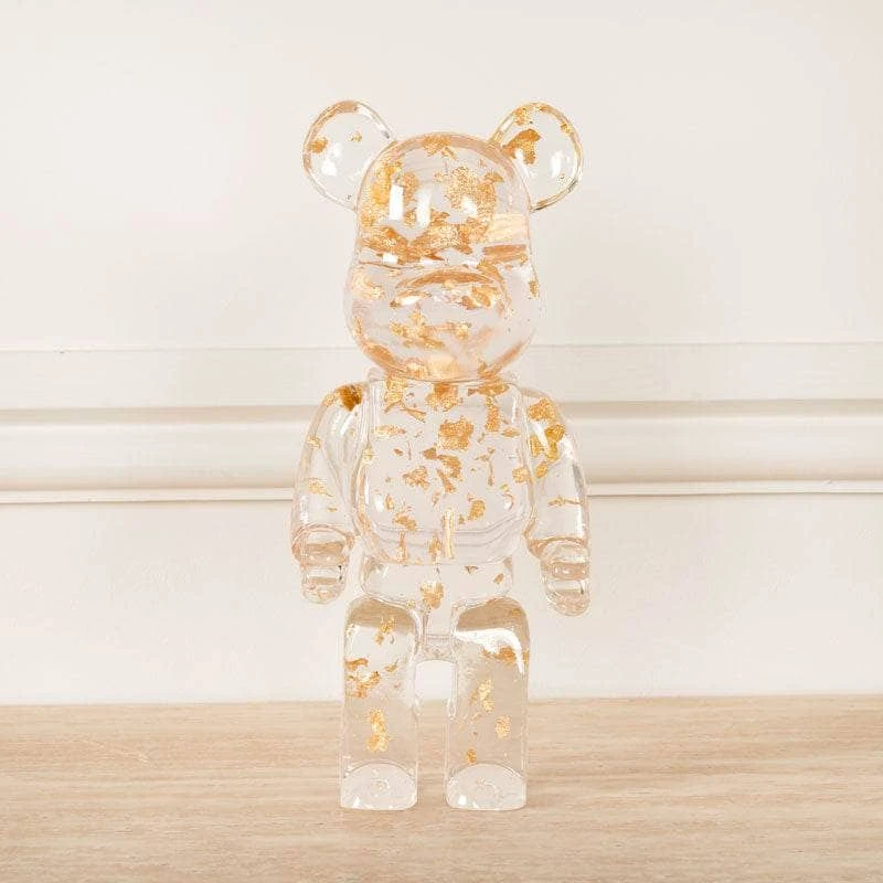 Luxury Bear Figurine - Gold Foil 4 Luxury Bear Figurine - Gold Foil - Image 2
