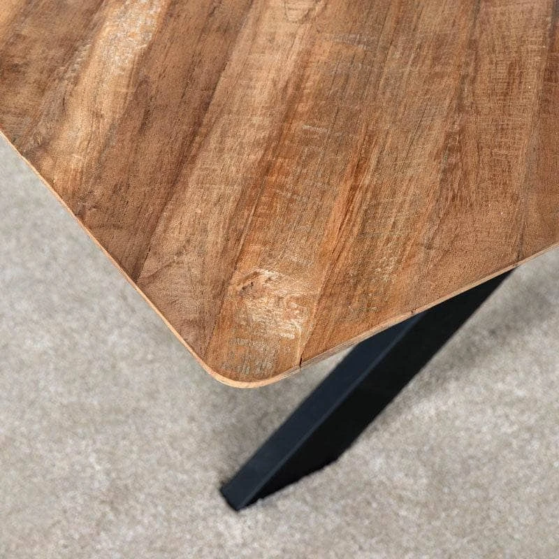 Herringbone Table & 6 Silver Montreal Chairs 6 Herringbone Table & 6 Silver Montreal Chairs - Image 5