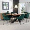 Harrow 200cm Dining Table & 6 Emerald Montreal Chairs 1 Harrow 200cm Dining Table & 6 Emerald Montreal Chairs -Taskers Sale Shop IMG 6991