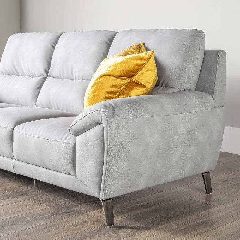 Lyon Silver 3 Seater Sofa 4 Lyon Silver 3 Seater Sofa - Image 2