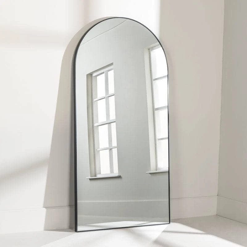 XL Black Arch Top Mirror - 90 X 180cm 5 XL Black Arch Top Mirror - 90 X 180cm - Image 3