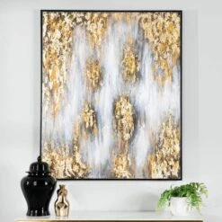 Gold Painting On Canvas - 100 X 120cm