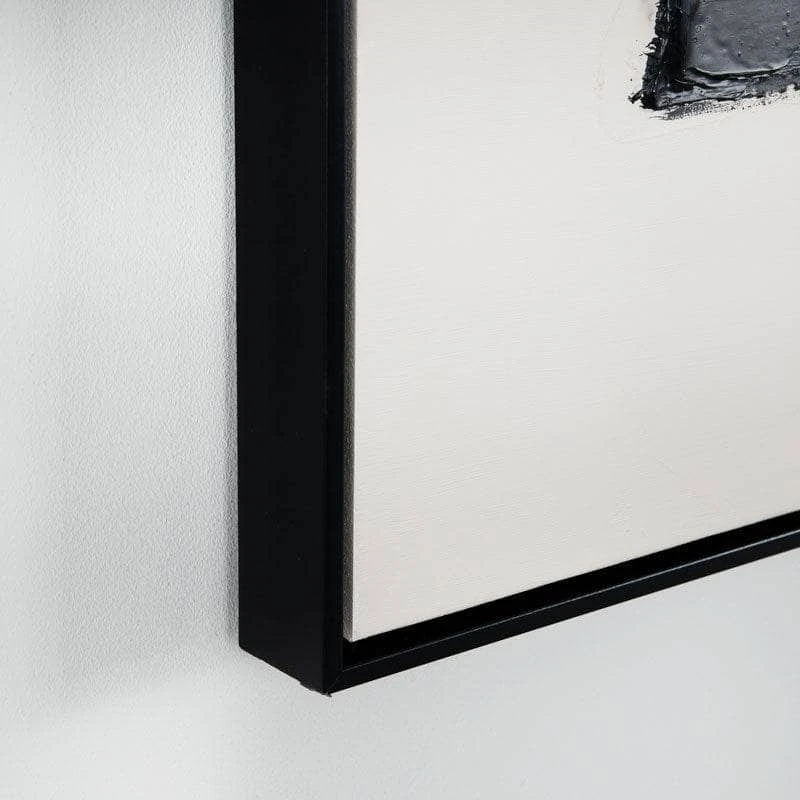 Abstract Black Painting On Canvas - 120 X 90cm 5 Abstract Black Painting On Canvas - 120 X 90cm - Image 3