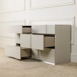 Verona 6 Drawer Dresser - Cashmere -Taskers Sale Shop IMG 8042