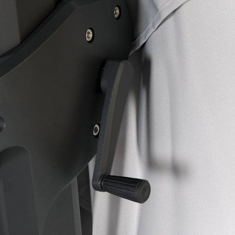 Weatherking Lazio 4x3m Parasol & Base - Light Grey 12 Weatherking Lazio 4x3m Parasol & Base - Light Grey - Image 10