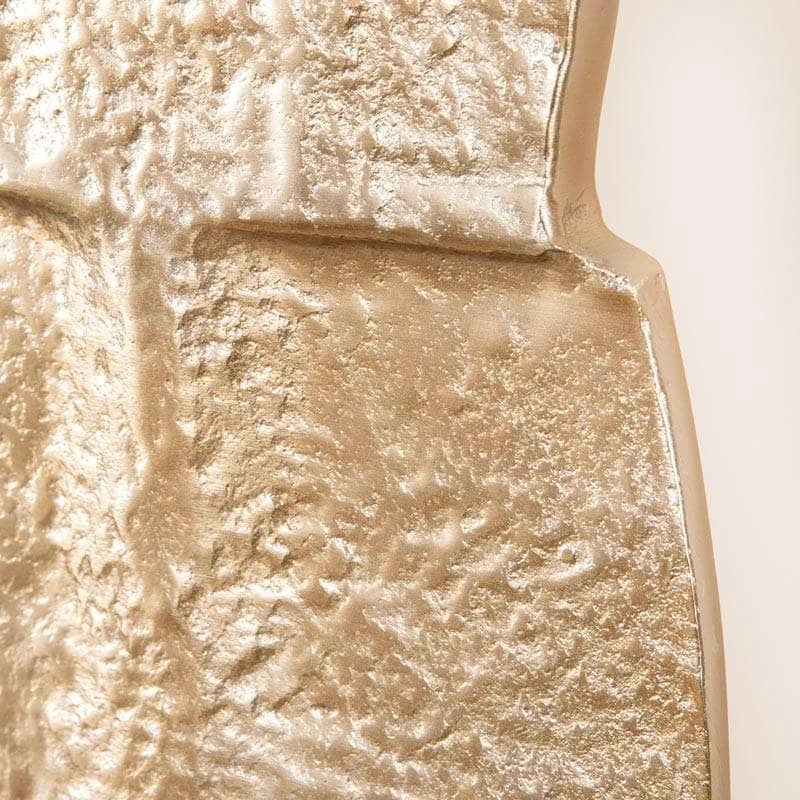 Champagne Metal Face Sculpture - 51.5cm 5 Champagne Metal Face Sculpture - 51.5cm - Image 3