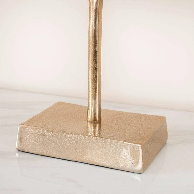 Champagne Metal Face Sculpture - 51.5cm 6 Champagne Metal Face Sculpture - 51.5cm - Image 4