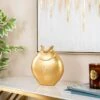 Gold Metal Vase - 24cm 2 Gold Metal Vase - 24cm -Taskers Sale Shop IMG 9131